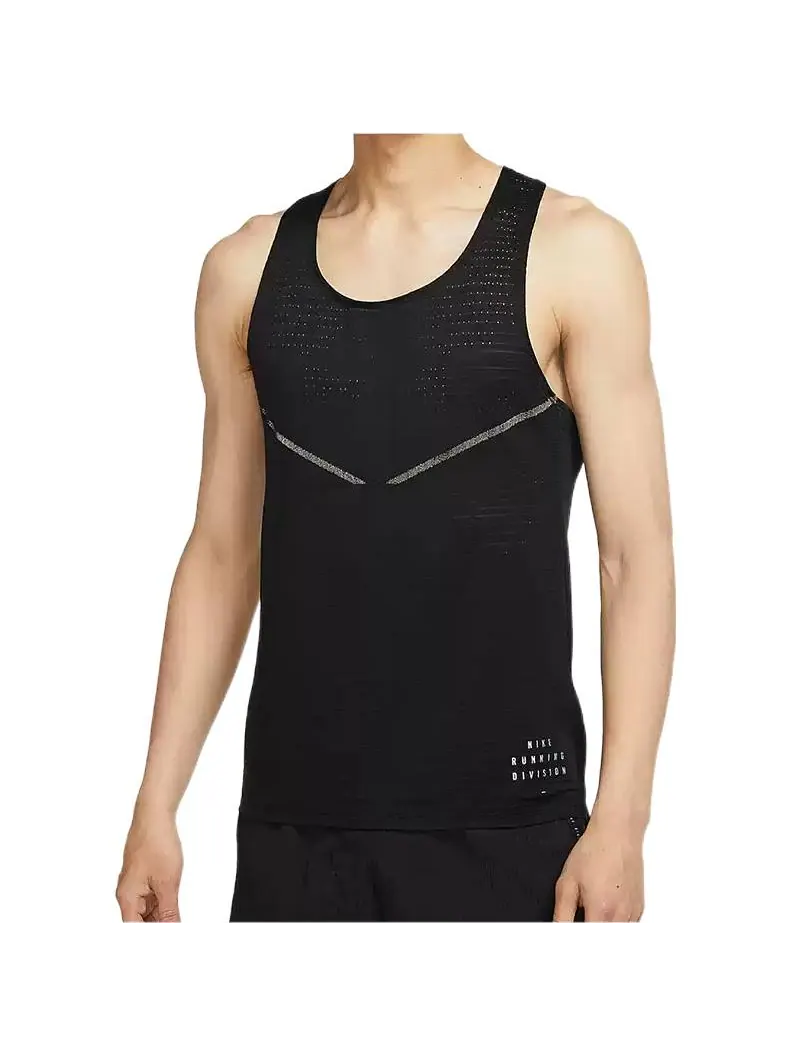 Жилет Men's Nike Solid Color Pullover Running Sports Black Vest — изображение 2 из 2, мульти