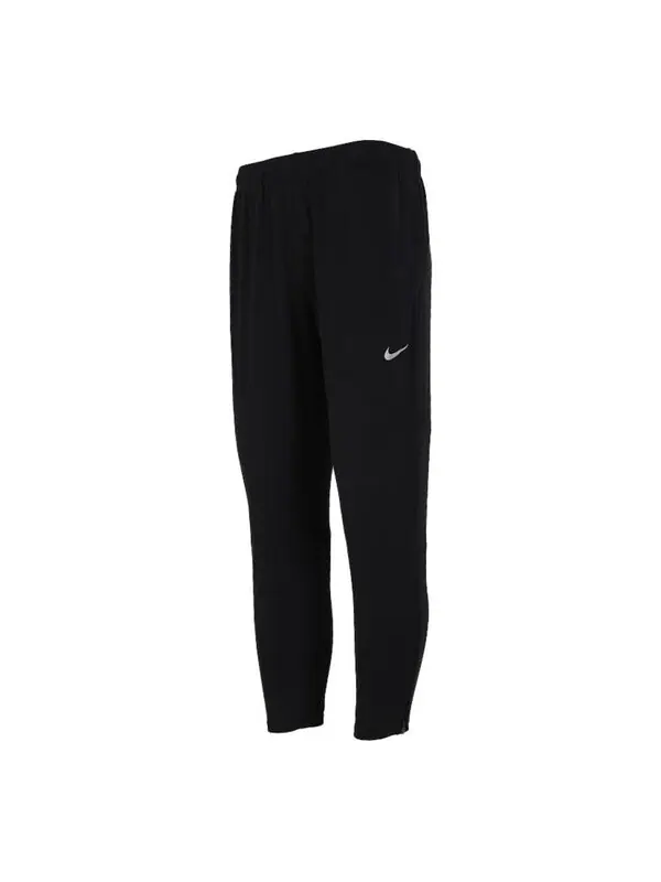 Брюки men's sports fitness training running knit long pants/trousers autumn black Nike — изображение 1 из 4, черный