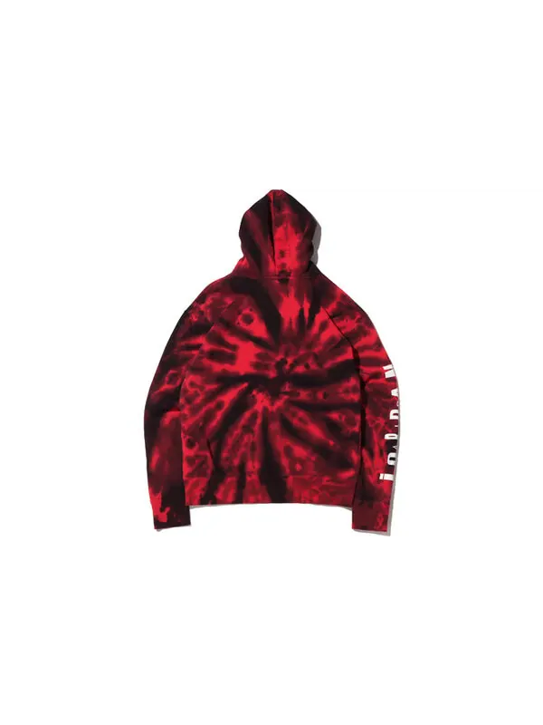 Толстовка Air Jordan Legacy AJ6 Printing Fleece Pullover Gym Red — изображение 2 из 4, черный/красный