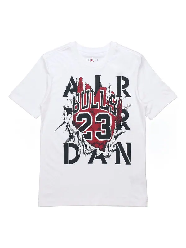 Футболка Air Jordan Aj5 '85 Printed Crew Neck Short-sleeved Men's White — изображение 1 из 4, белый