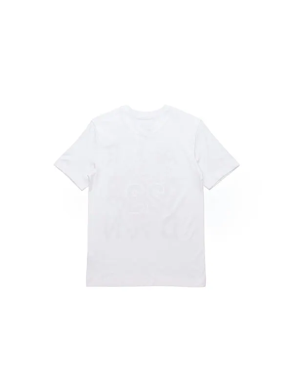 Футболка Air Jordan Aj5 '85 Printed Crew Neck Short-sleeved Men's White — изображение 2 из 4, белый