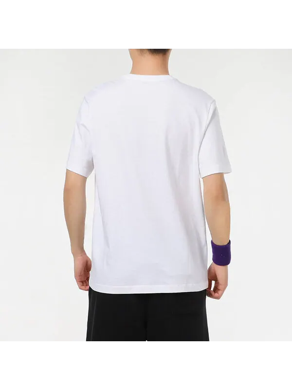 Футболка Air Jordan Aj5 '85 Printed Crew Neck Short-sleeved Men's White — изображение 4 из 4, белый