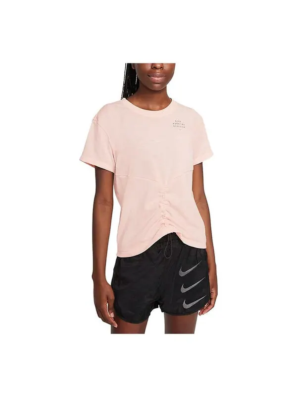 Футболка (WMNS) Nike Dri-FIT Run Division T-Shirts 'Orange' — изображение 1 из 3, оранжевый