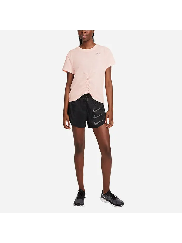 Футболка (WMNS) Nike Dri-FIT Run Division T-Shirts 'Orange' — изображение 3 из 3, оранжевый