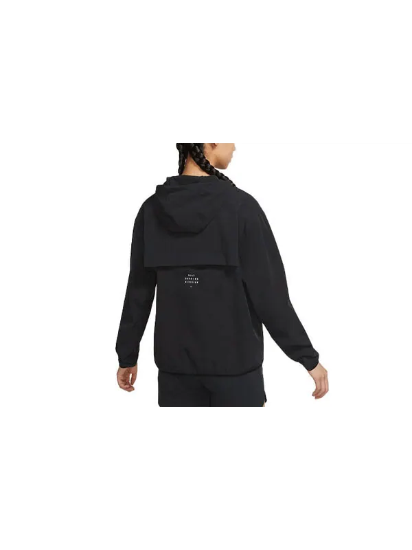 Куртка run division logo куртка с капюшоном Nike — изображение 2 из 3, черный