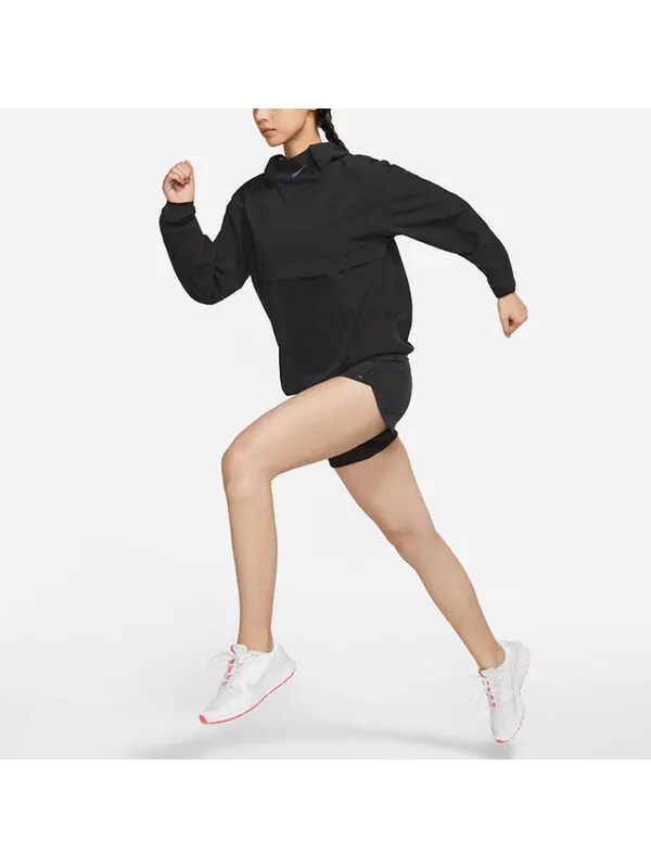 Куртка run division logo куртка с капюшоном Nike — изображение 3 из 3, черный