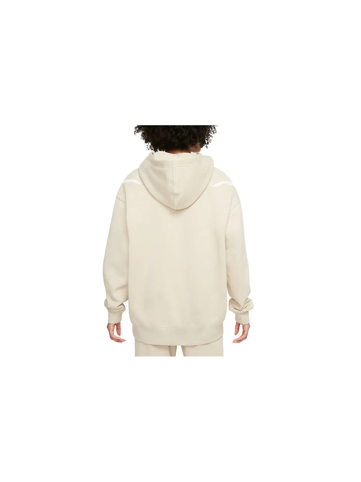 Худи (WMNS) Nike As W Nsw Swsh Flc Gx Hoodie Casual Sports Knit Pullover Fleece Creamy White — изображение 2 из 3, бежевый