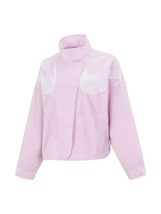 Куртка как w спортивная одежда rpl swsh wvn gx jkt куртка королевский Nike — изображение 1 из 4, розовый