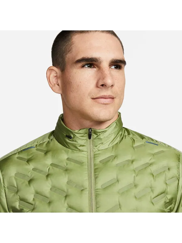 Куртка Nike Therma-Fit Adv Repel Down-Fill Running Jacket 'Green' — изображение 2 из 4, зеленый
