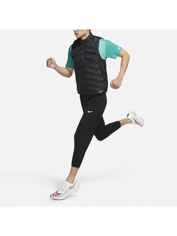 Жилет therma fit adv repel легкий водонепроницаемый беговой спортивный жилет Nike — изображение 2 из 4, черный