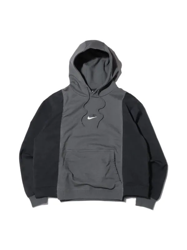Куртка Nike Sportswear Hoodie 'Grey Black' — изображение 1 из 4, серый