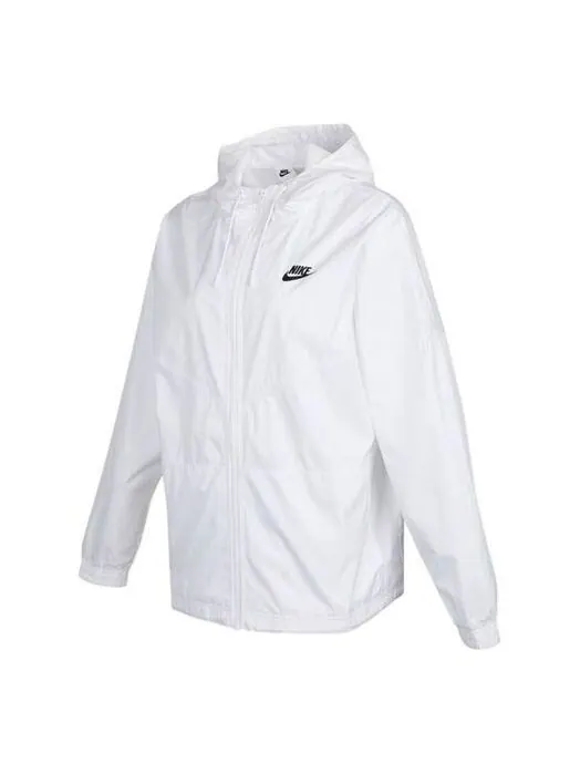 Куртка как w спортивная rpl wr essntl wvn jkt куртка белая Nike — изображение 1 из 4, белый