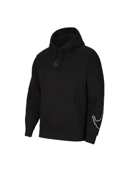 Толстовка Nike Sportswear Club Fleece Pullover Hoodie 'LOL Black' — изображение 1 из 4, черный