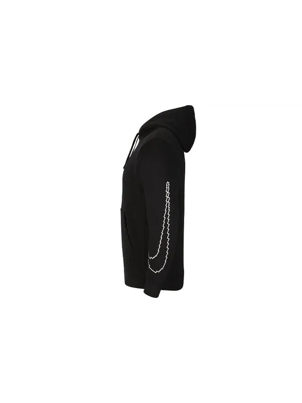 Толстовка Nike Sportswear Club Fleece Pullover Hoodie 'LOL Black' — изображение 3 из 4, черный
