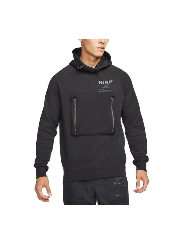 Толстовка Nike Sportswear City Made French Terry Pullover Hoodie 'Black' — изображение 1 из 3, черный
