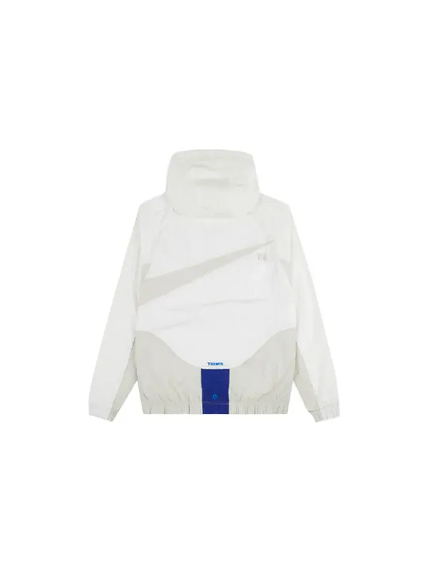 Куртка Nike Sportswear Swoosh Large Logo hooded Woven Jacket White — изображение 2 из 4, мульти