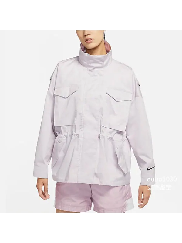 Куртка sw collection essentials m65 повседневная однотонная стойка воротник спортивная куртка Nike — изображение 2 из 3