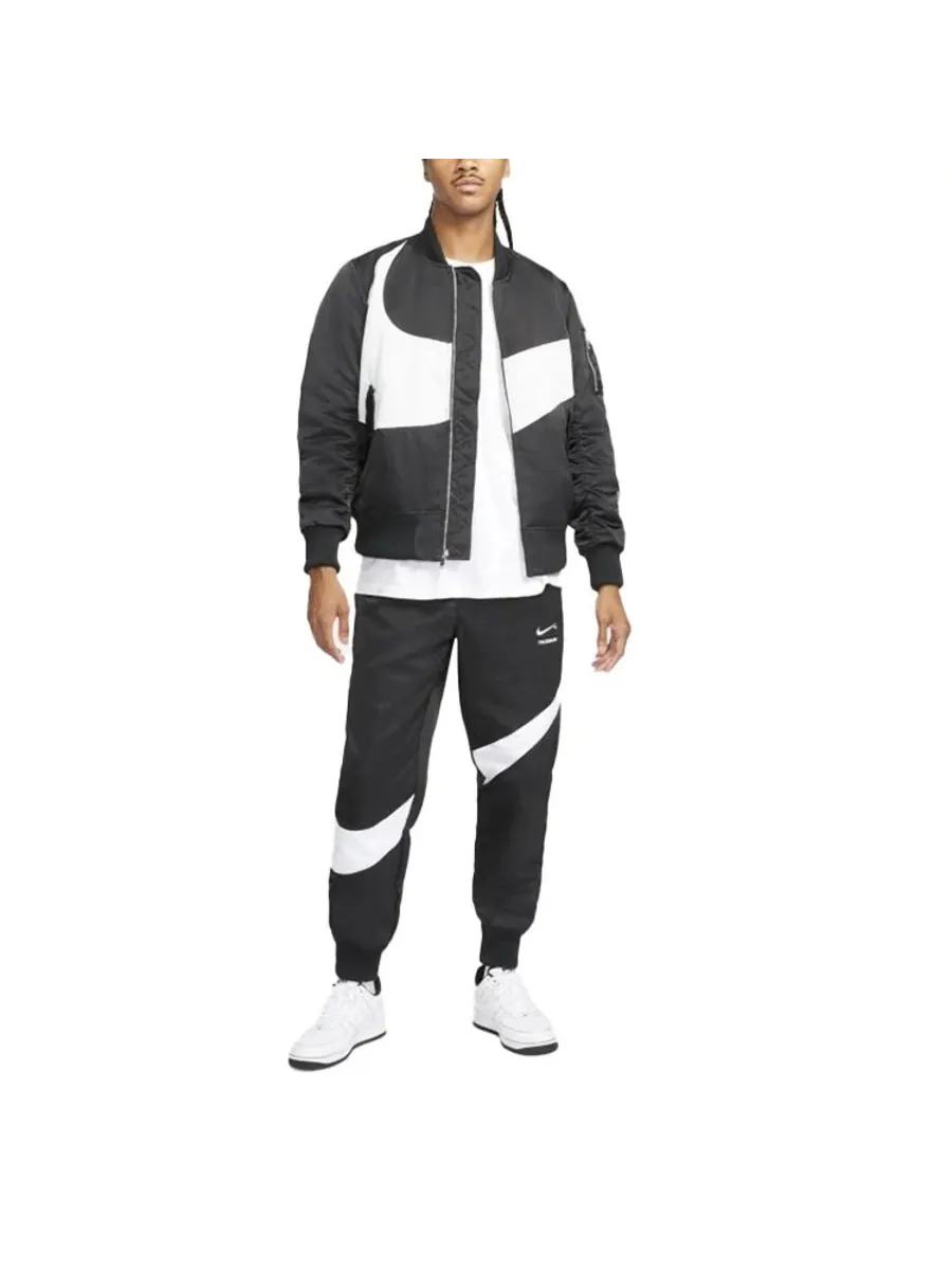 Двусторонний бомбер Nike Swoosh Therma-FIT — изображение 2 из 3, черный