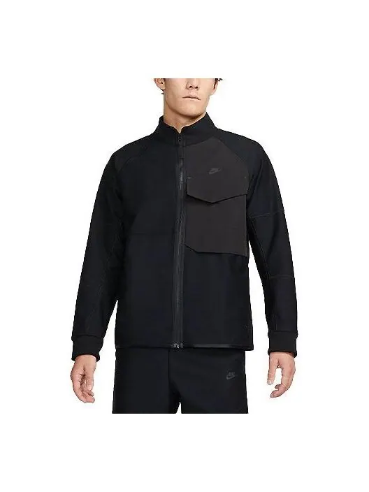 Куртка Men's Nike Sportswear Dri-FIT Tech Pack Moisture Conduction Quick Dry Logo Casual Jacket — изображение 1 из 3, черный