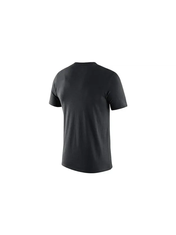 Футболка Men's Nike Embroidered Logo Knit Round Neck Short Sleeve Lakers Black T-Shirt — изображение 2 из 2, мульти