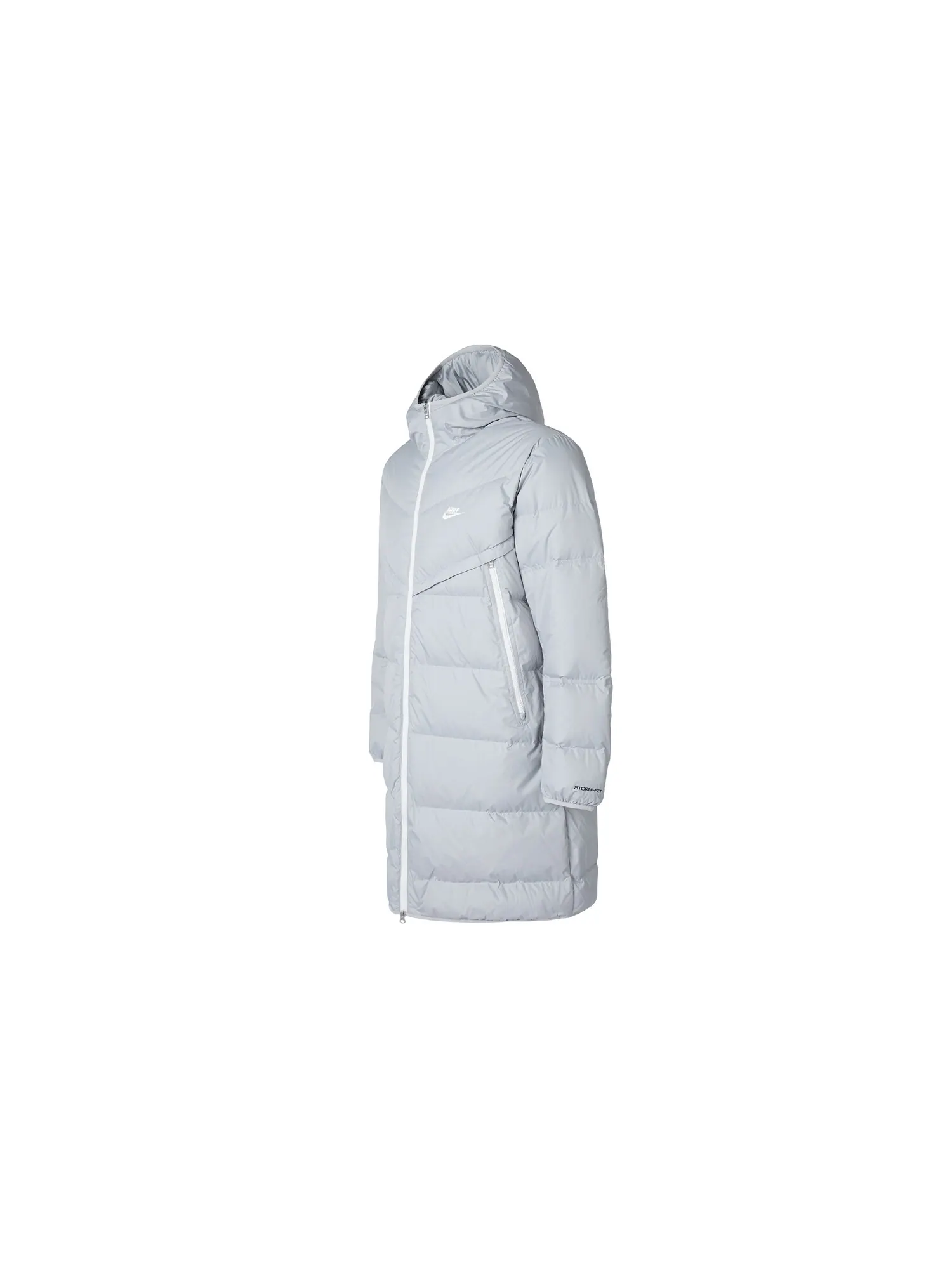 Куртка Nike Storm-Fit Hooded Down, светло-серая — изображение 1 из 3, светлый серый