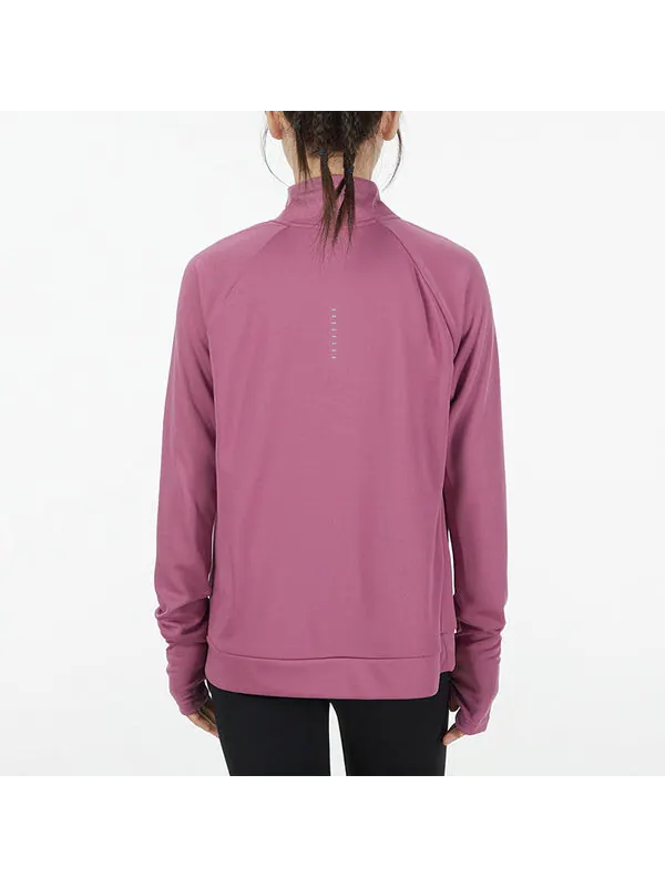 Футболка Dri Fit с полумолнией, быстросохнущие, светоотражающие, спортивные, с длинными рукавами, футболка Nike