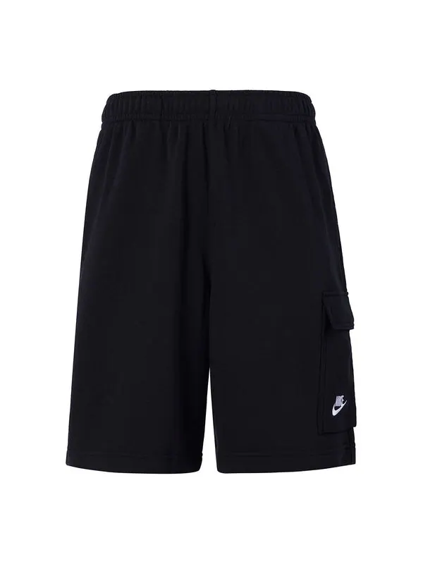 Шорты embroidered logo big pocket cargo sports shorts black Nike — изображение 1 из 4, черный