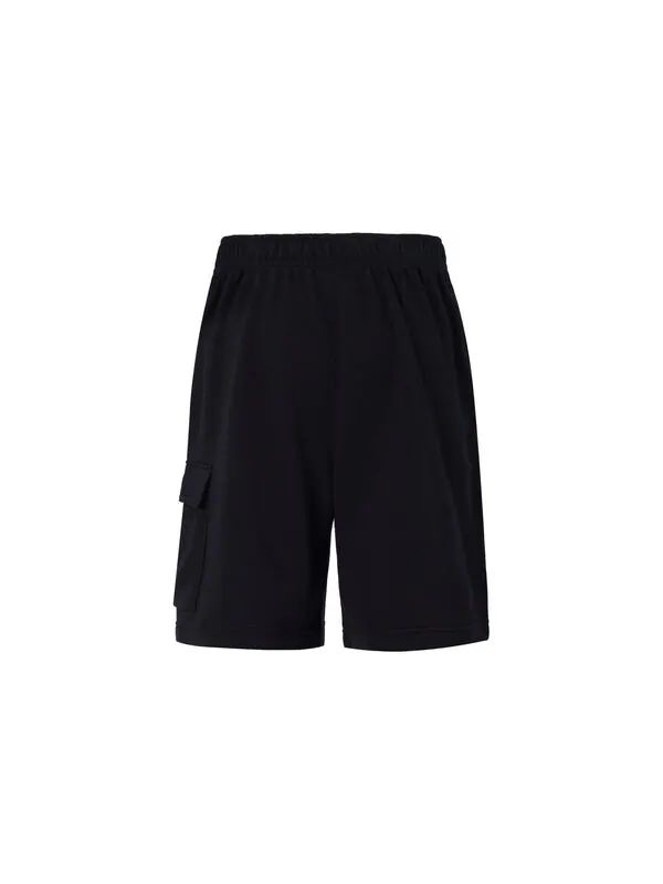 Шорты embroidered logo big pocket cargo sports shorts black Nike — изображение 2 из 4, черный
