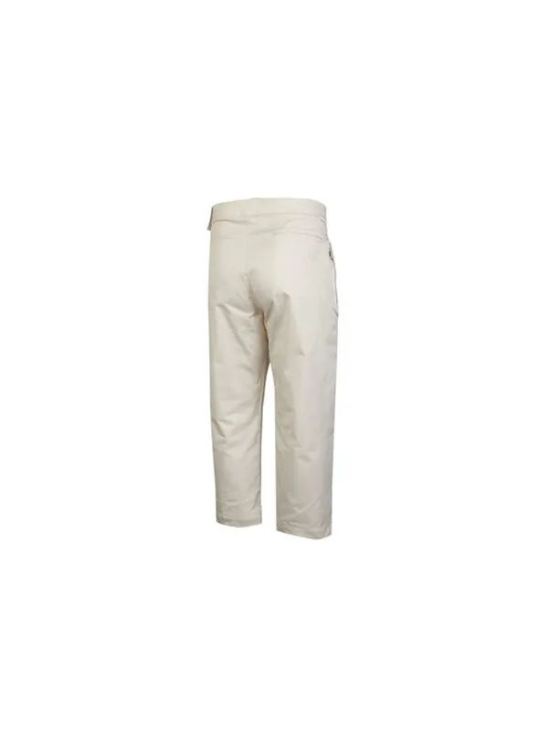 Брюки men's solid color straight slim fit woven casual long pants/trousers white Nike — изображение 2 из 4, мульти