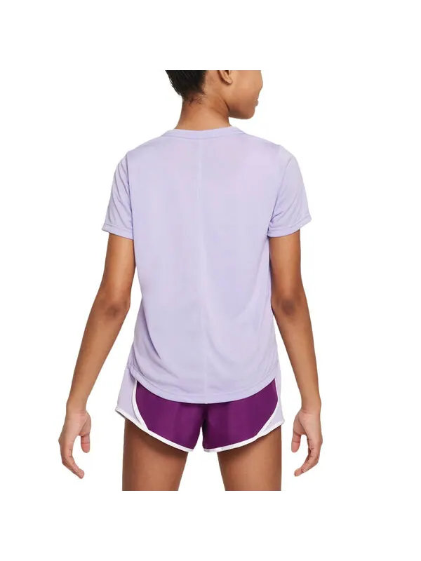 Футболка dri-fit training t-shirt 'light purple' Nike — изображение 2 из 2, белый