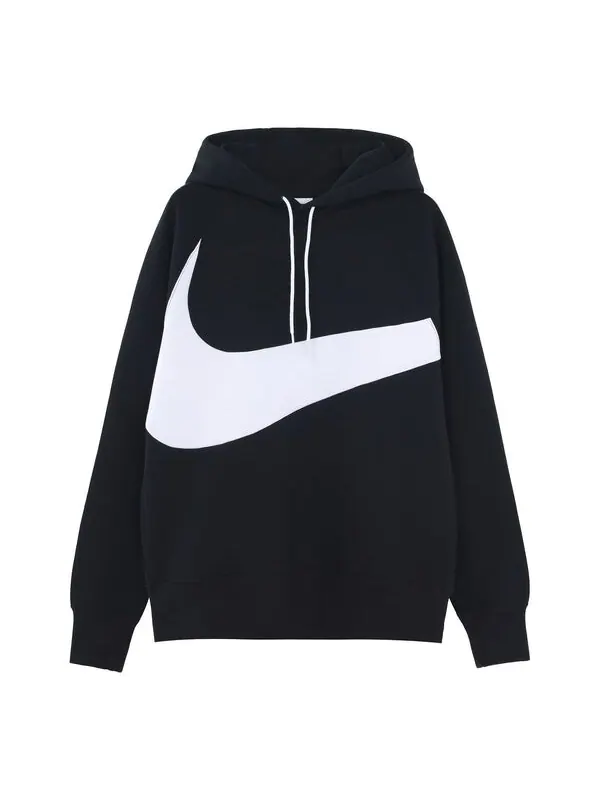 Толстовка Men's Nike Sportswear Swoosh Tech Fleece Contrasting Colors Large Logo Printing Sports — изображение 1 из 4, черный
