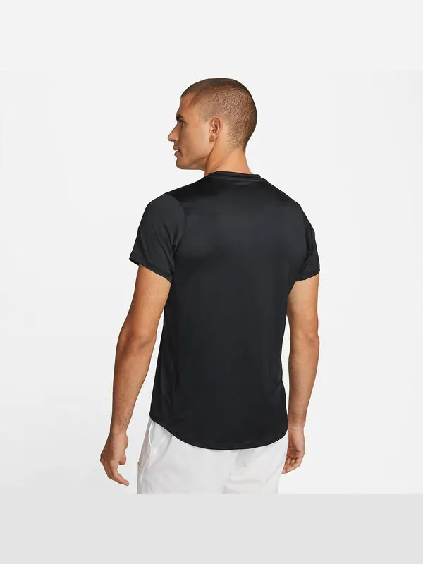 Футболка Court Dri Fit Advantage теннисная футболка Nike — изображение 2 из 2, черный