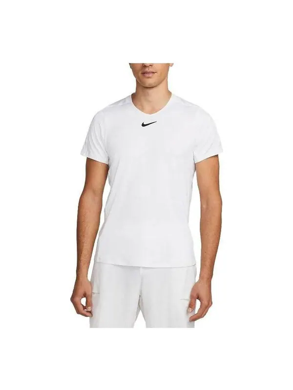 Футболка Court Dri Fit Advantage теннисная футболка Nike — изображение 1 из 2, белый