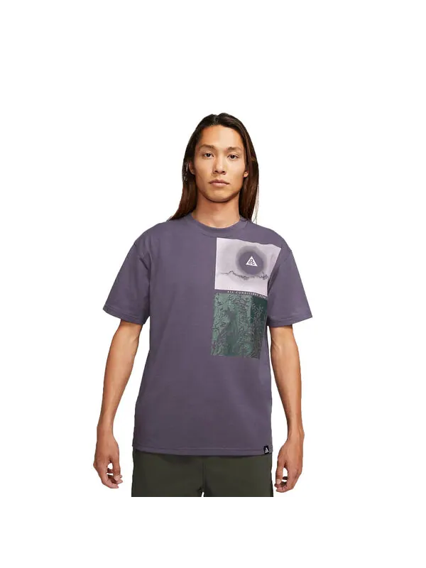 Футболка acg nature tee Nike — изображение 1 из 4, фиолетовый