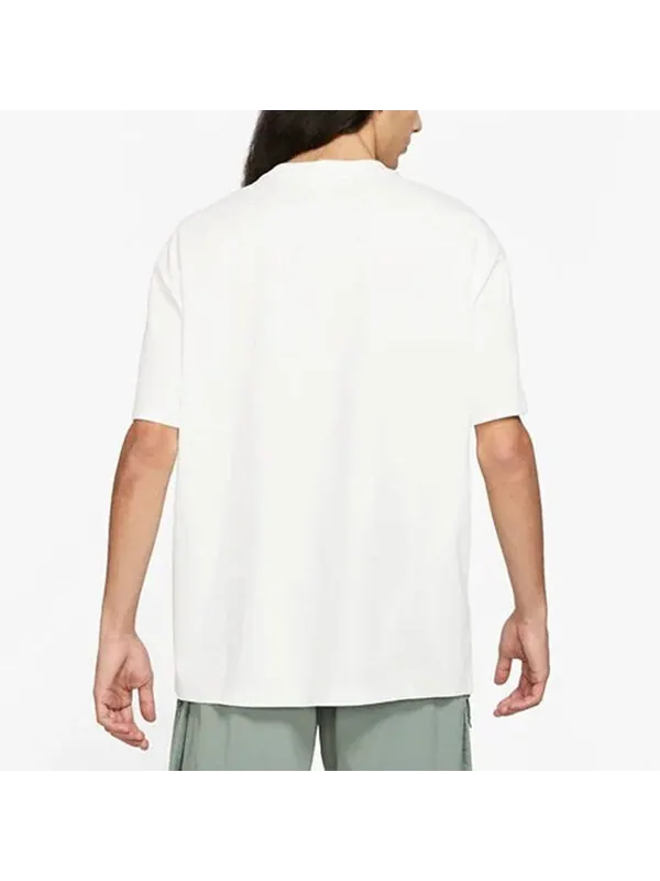 Футболка Men's Nike ACG Printing Loose Sports Round Neck Short Sleeve White T-Shirt — изображение 3 из 3, мульти