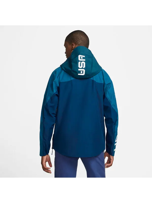 Куртка Nike ACG Goretex USA Olympic Chain Of Craters Jacket 'Blue' — изображение 4 из 4, синий/мульти