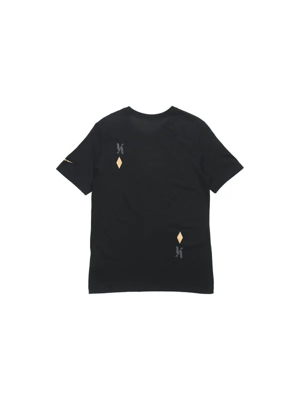 Футболка Nike LeBron James Basketball Sports Printing Round Neck Short Sleeve Black — изображение 2 из 4, черный