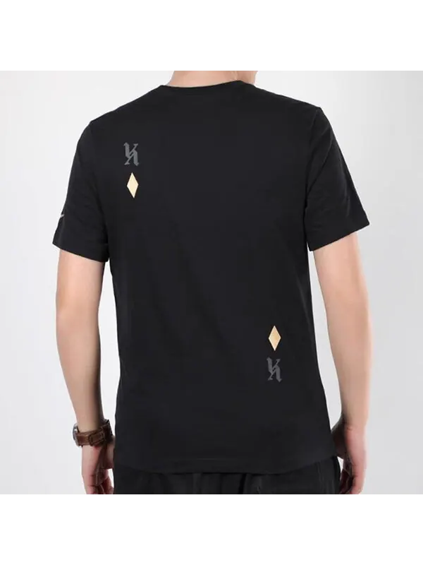 Футболка Nike LeBron James Basketball Sports Printing Round Neck Short Sleeve Black — изображение 4 из 4, черный