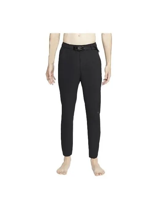 Брюки men's x mmw crossover ss22 elastic waist solid color casual long pants/trousers autumn black Nike — 1