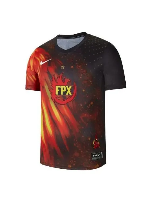 Футболка x lpl crossover fpx quick dry с коротким рукавом Nike — изображение 1 из 3, черный