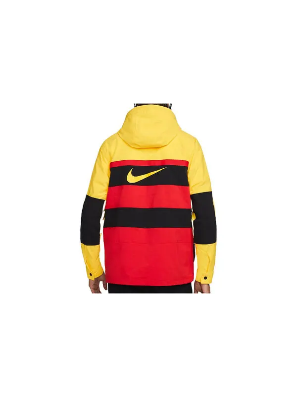 Куртка Nike Logo 'Yellow Rush Red Black' — изображение 4 из 4, желтый/красный/черный