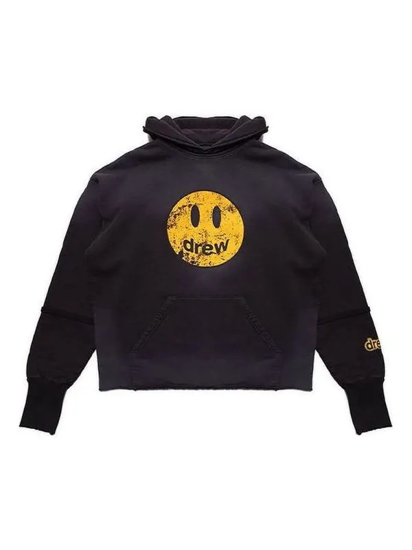 Толстовка deconstructed mascot hoodie 'faded black' Drew House — изображение 1 из 2, черный