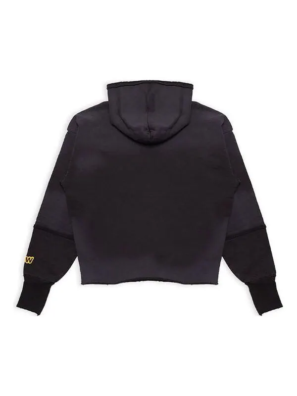 Толстовка deconstructed mascot hoodie 'faded black' Drew House — изображение 2 из 2, черный