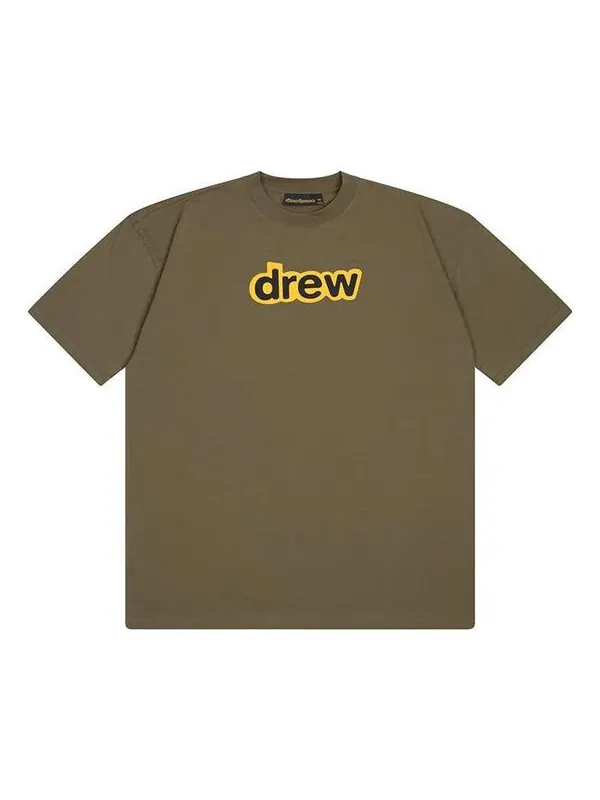Футболка secret t-shirt 'olive green' Drew House — изображение 1 из 2, оливковый зеленый