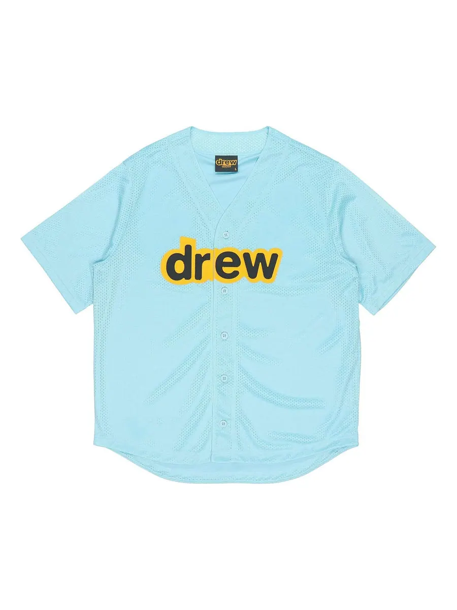 Джерси Drew House Mesh Secret Baseball Jersey 'Sea Blue' — изображение 1 из 2, синий