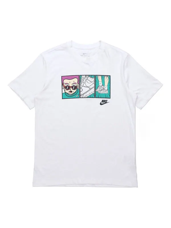Футболка sportswear nsw af1 anime printing sports short sleeve white Nike — изображение 1 из 4, белый