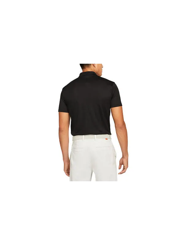 Футболка Nike Casual Breathable Solid Color Golf Short Sleeve Polo Shirt Black — изображение 2 из 3, черный