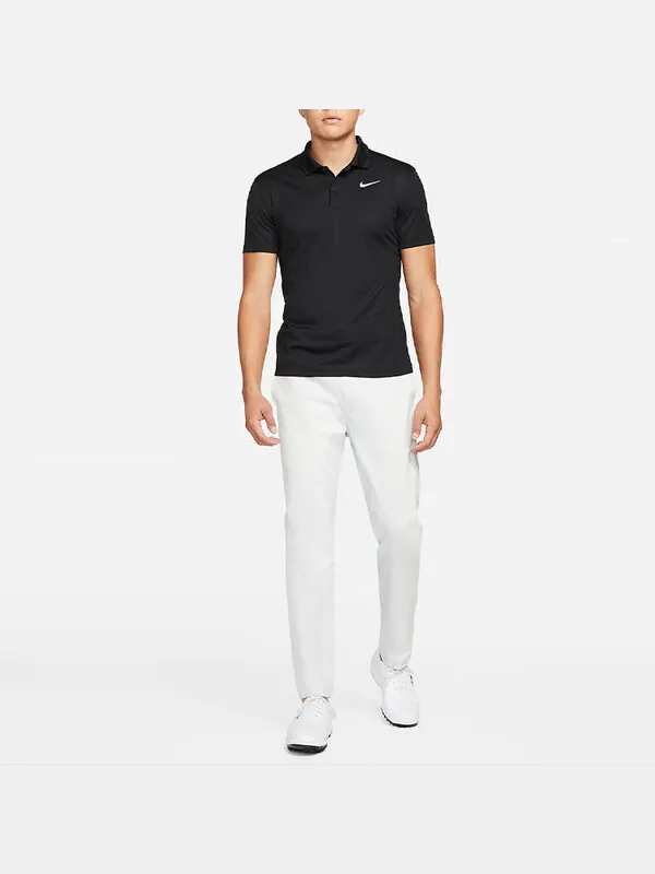 Футболка Nike Casual Breathable Solid Color Golf Short Sleeve Polo Shirt Black — изображение 3 из 3, черный