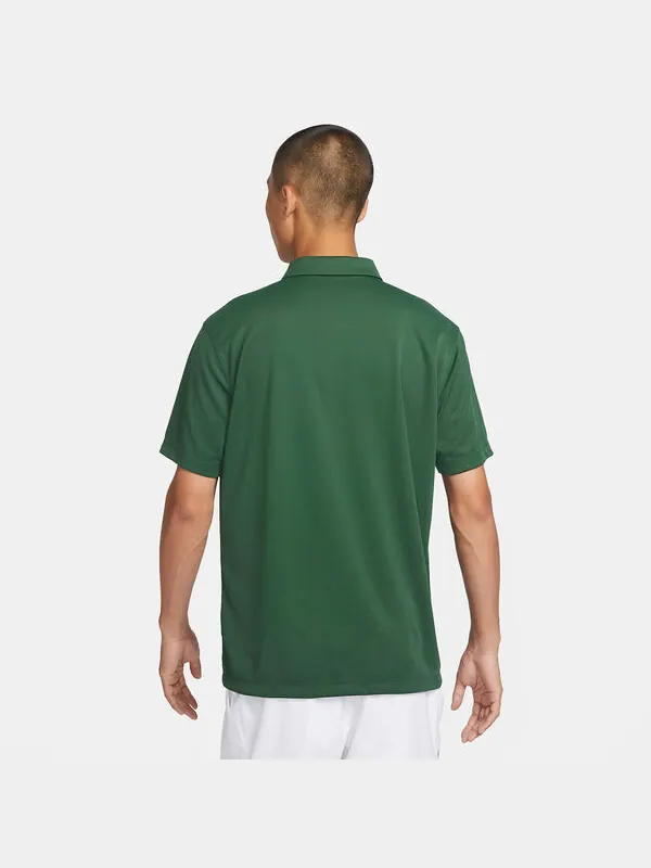 Футболка NikeCourt Dri-FIT Tennis Polo 'Green' — изображение 3 из 3, зеленый