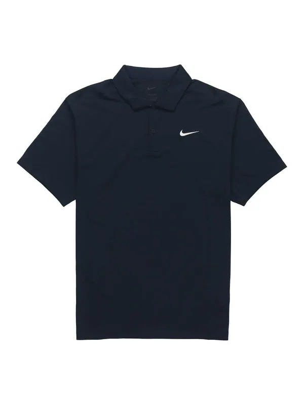 Футболка Nike Court Dri-Fit Tennis lapel Short Sleeve polo Navy Blue — изображение 1 из 2, мульти